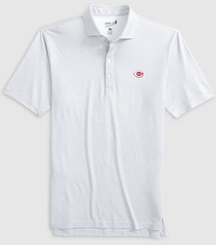 Cincinnati Reds Slade Performance Jersey Printed Polo sold by Johnnie-O