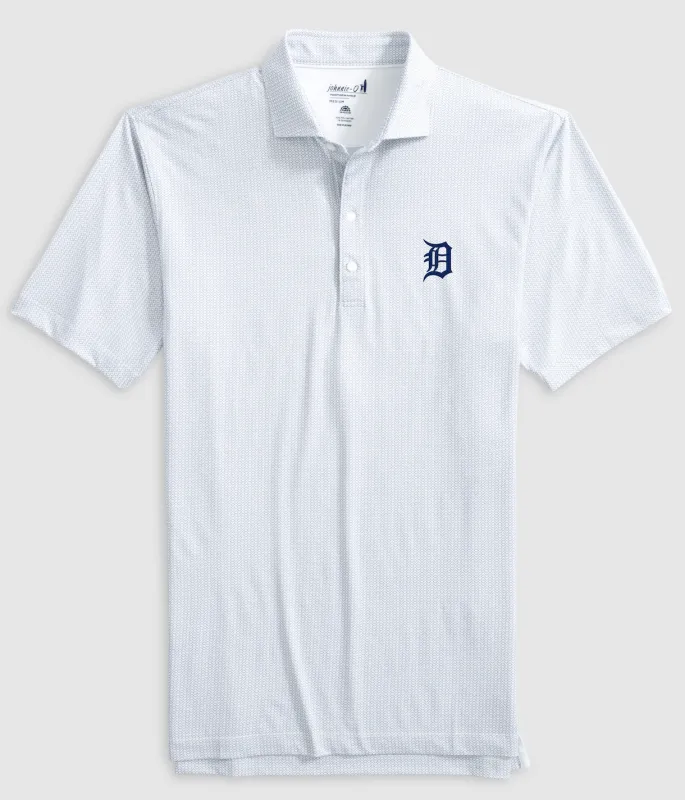 Detroit Tigers Slade Performance Jersey Printed Polo sold by Johnnie-O