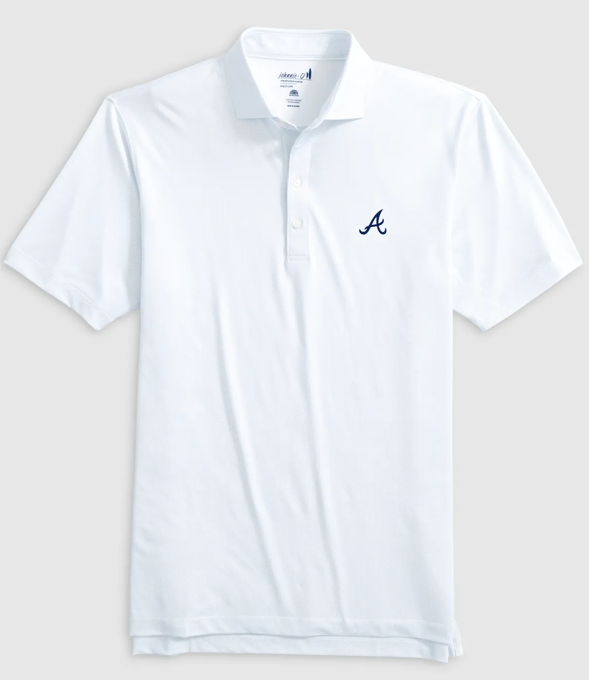 Atlanta Braves Slade Performance Jersey Printed Polo sold by Johnnie-O