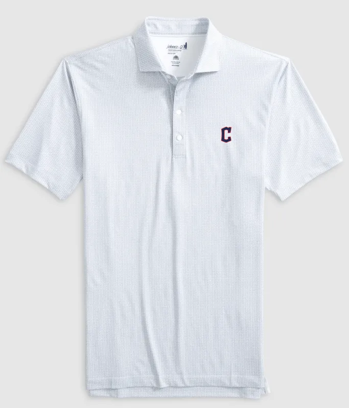 Cleveland Guardians Slade Performance Jersey Printed Polo sold by Johnnie-O