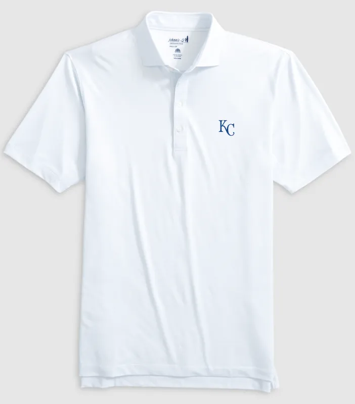 Kansas City Royals Slade Performance Jersey Printed Polo sold by Johnnie-O