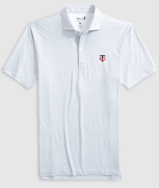 Minnesota Twins Slade Performance Jersey Printed Polo sold by Johnnie-O