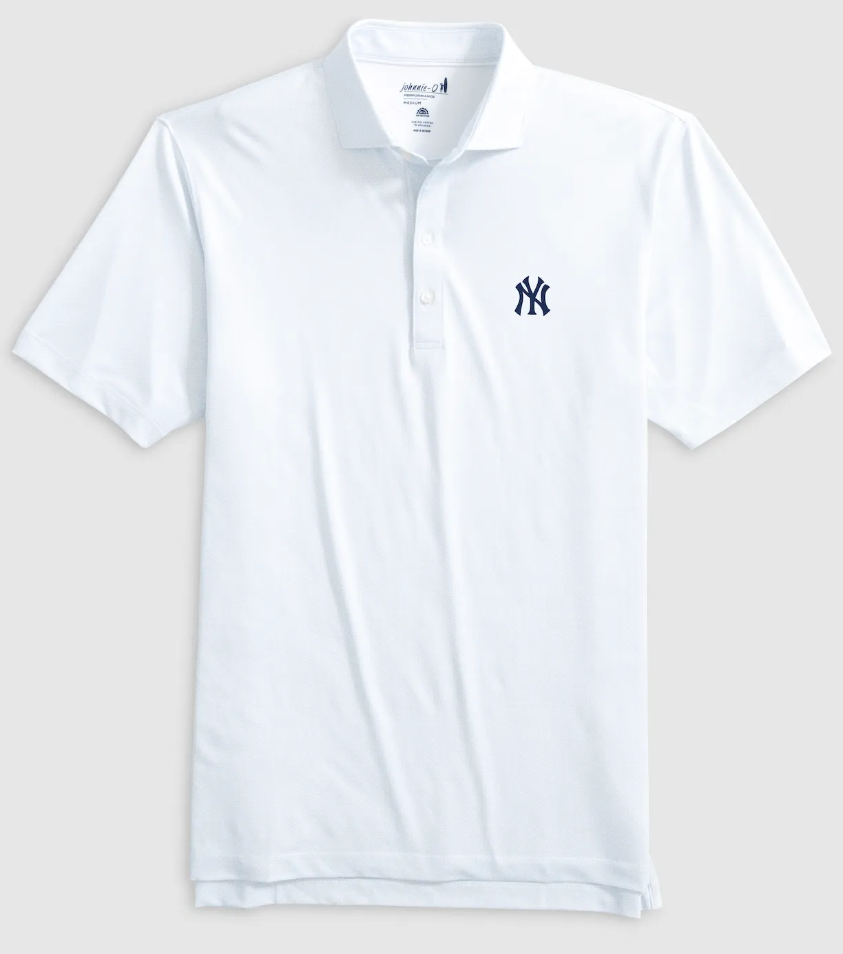 New York Yankees Slade Performance Jersey Printed Polo sold by Johnnie-O