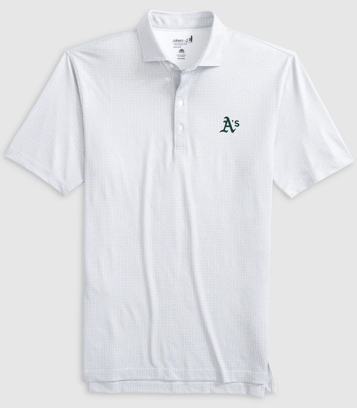Oakland Athletics Slade Performance Jersey Printed Polo sold by Johnnie-O