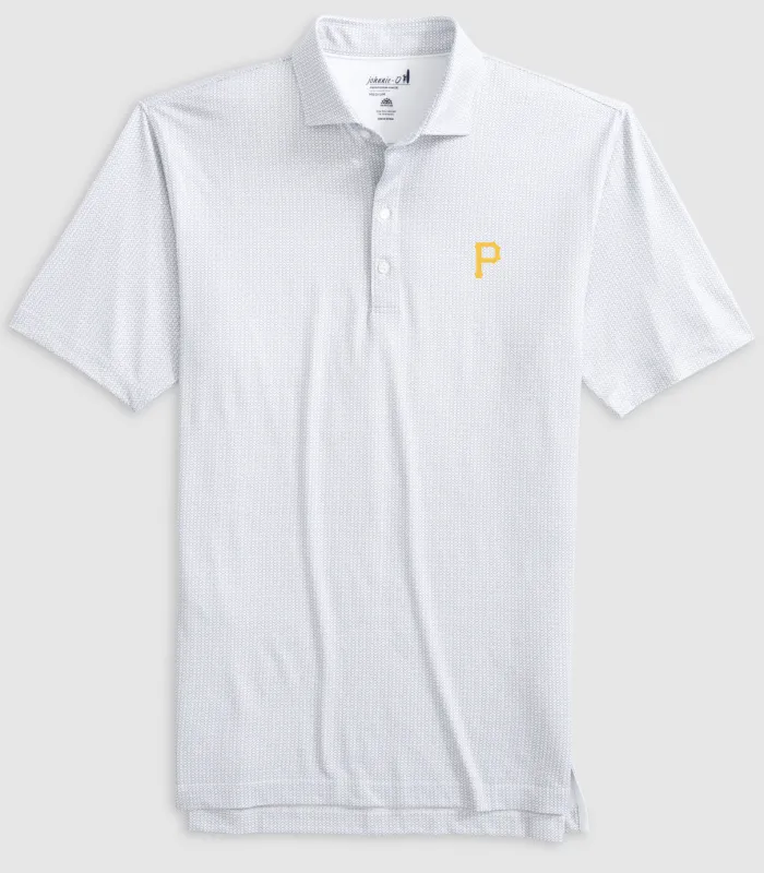 Pittsburgh Pirates Slade Performance Jersey Printed Polo sold by Johnnie-O