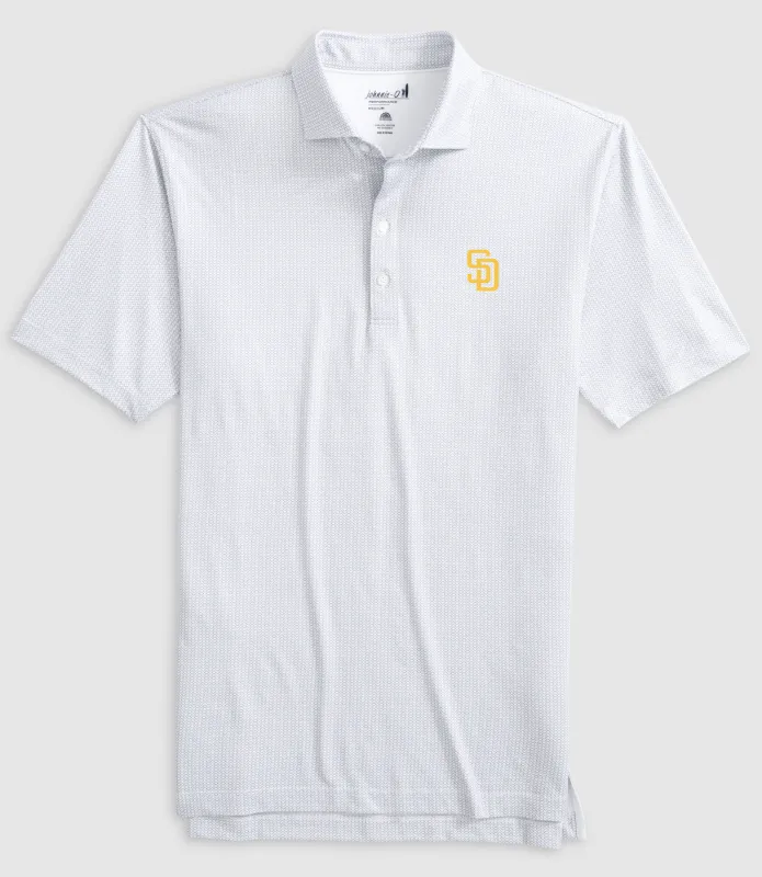 San Diego Padres Slade Performance Jersey Printed Polo sold by Johnnie-O