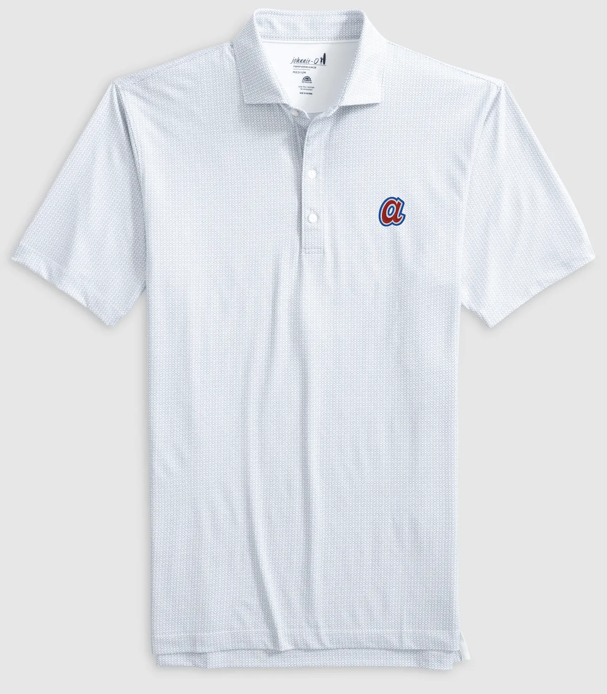 Atlanta Braves Slade Performance Jersey Printed Polo - Cooperstown Logo sold by Johnnie-O product image thumbnail 3