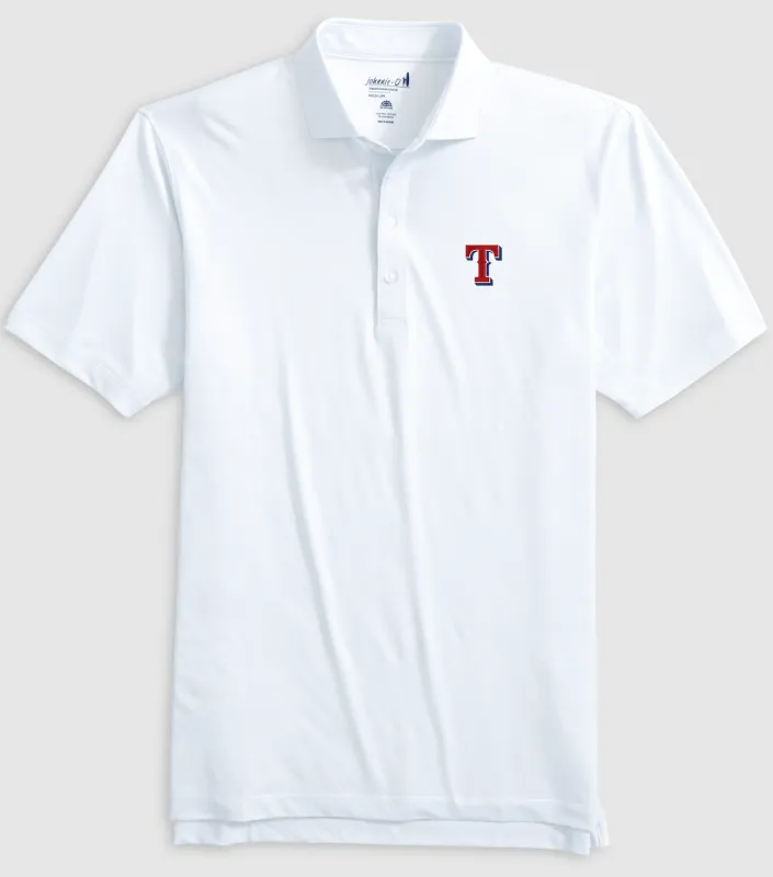 Texas Rangers Slade Performance Jersey Printed Polo sold by Johnnie-O
