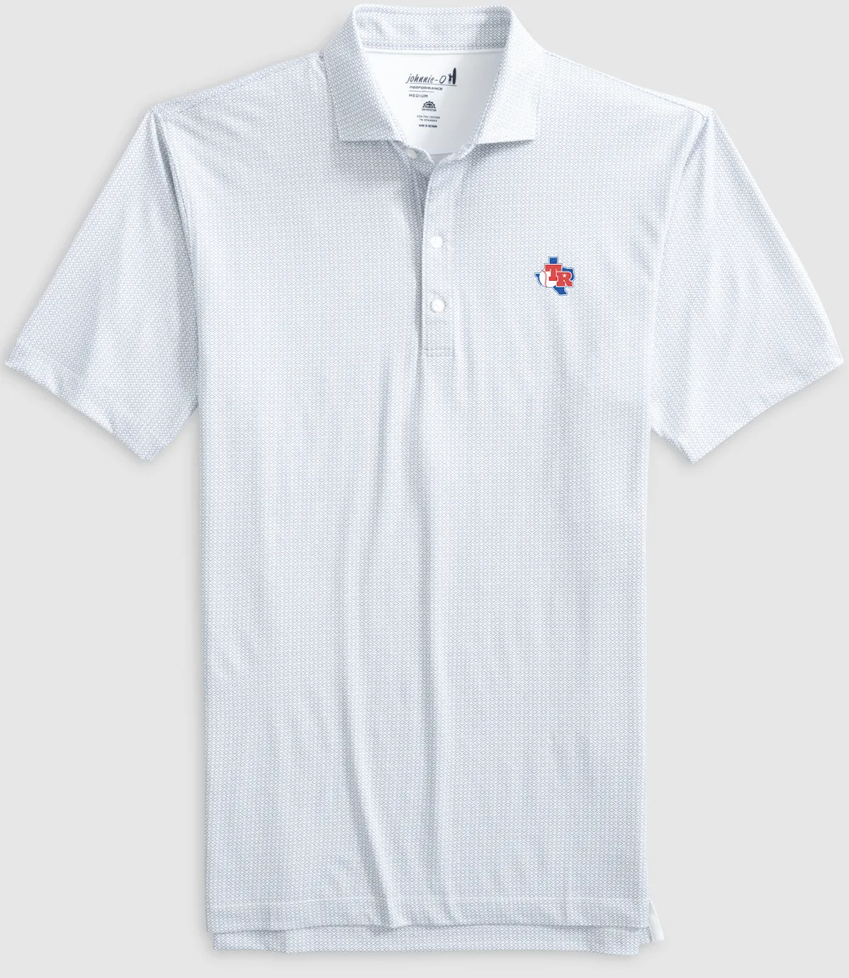 Texas Rangers Slade Performance Jersey Printed Polo - Cooperstown Logo sold by Johnnie-O product image thumbnail 2
