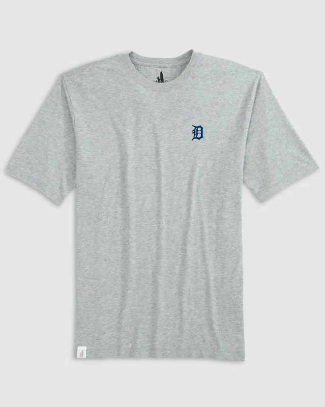 Detroit Tigers Heathered Spencer Cotton T-Shirt sold by Johnnie-O
