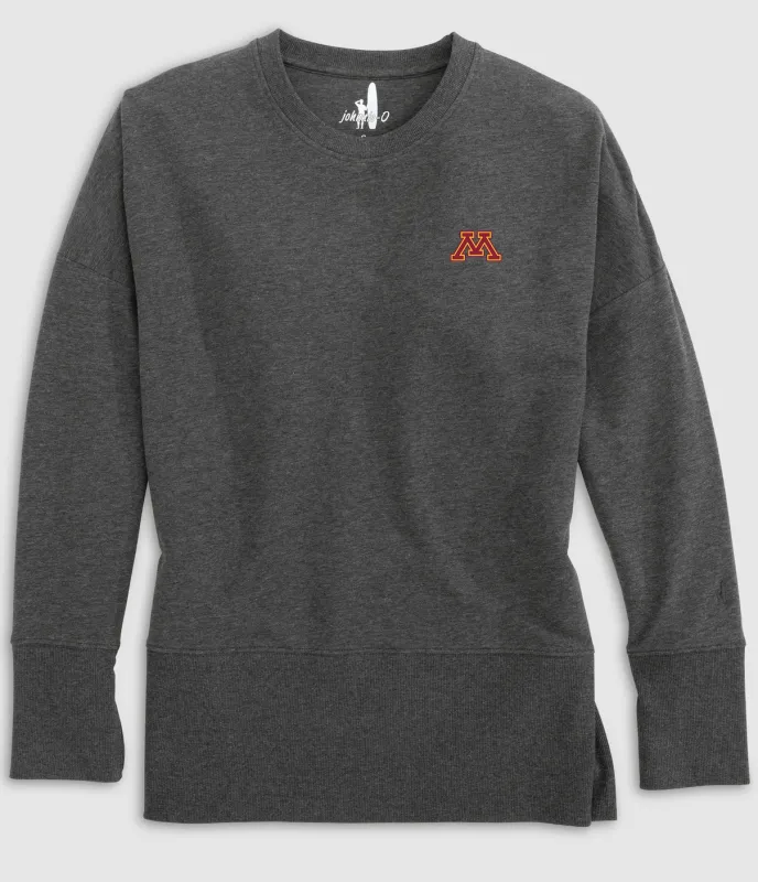 Women's Minnesota Brittany Crewneck Sweatshirt sold by Johnnie-O