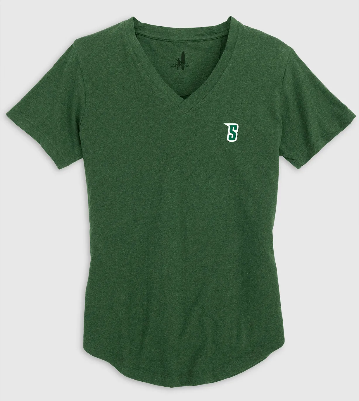 Women's Siena College Merediths V-Neck T-Shirt sold by Johnnie-O