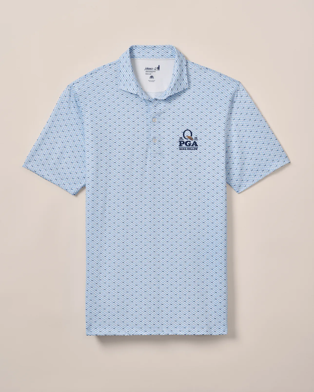 PGA Championship Quail Hollow NC Time Performance Jersey Polo sold by Johnnie-O