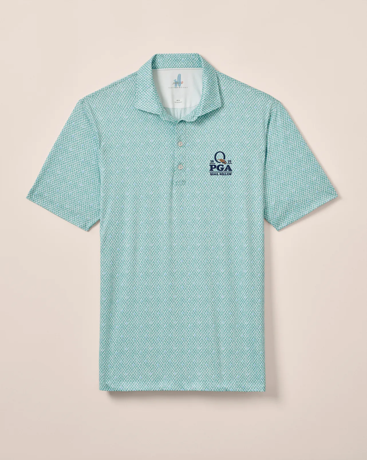 PGA Championship Quail Hollow Fernando Featherweight Performance Polo sold by Johnnie-O
