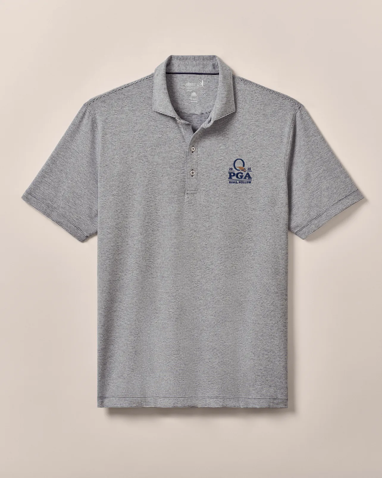PGA Championship Quail Hollow Lyndonn Performance Jersey Striped Polo sold by Johnnie-O product image thumbnail 2