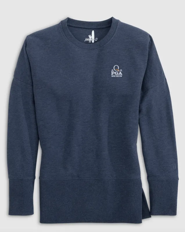 Women's PGA Championship Quail Hollow Brittany Crewneck Sweatshirt sold by Johnnie-O