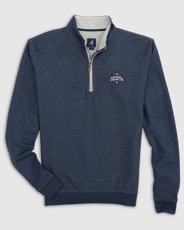 UConn Sully 1/4 Zip - 2025 Women's College Basketball Champions Logo sold by Johnnie-O