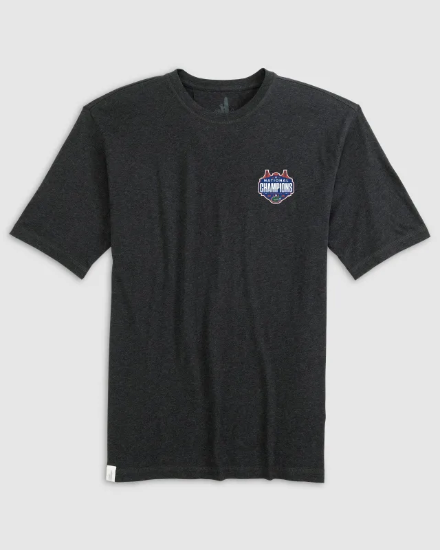 Florida Heathered Spencer T-Shirt - 2025 Men's College Basketball Champions Logo sold by Johnnie-O