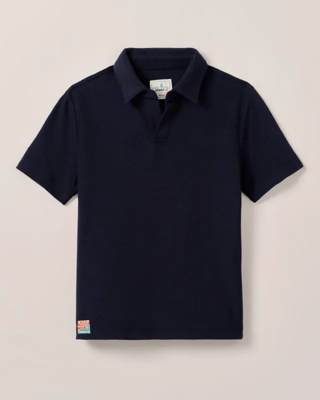 French Terry Johnny Collar Jr. Polo - Frankie sold by Johnnie-O