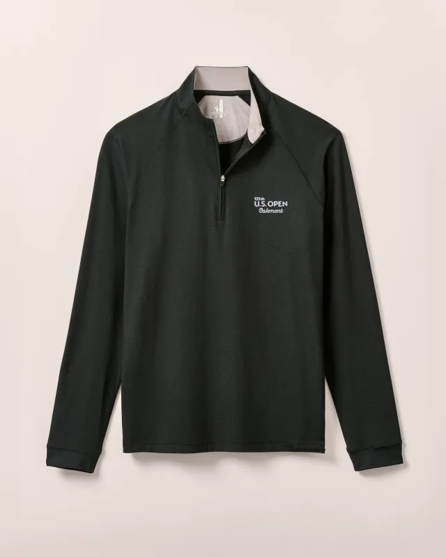 125th U.S. Open Freeborne Performance 1/4 Zip - Oakmont Logo sold by Johnnie-O