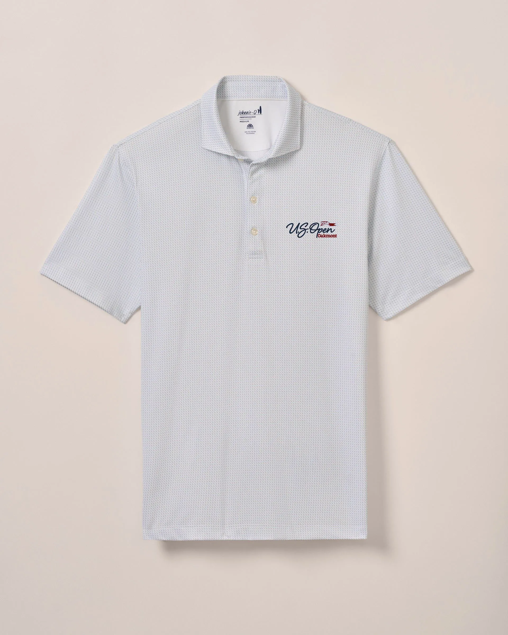 125th U.S. Open Tee Time Performance Jersey Polo - Flag Logo sold by Johnnie-O product image thumbnail 5