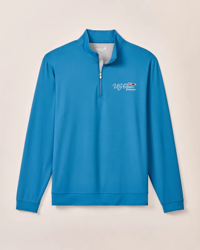 125th U.S. Open Motion Performance 1/4 Zip - Flag Logo made by Johnnie-O