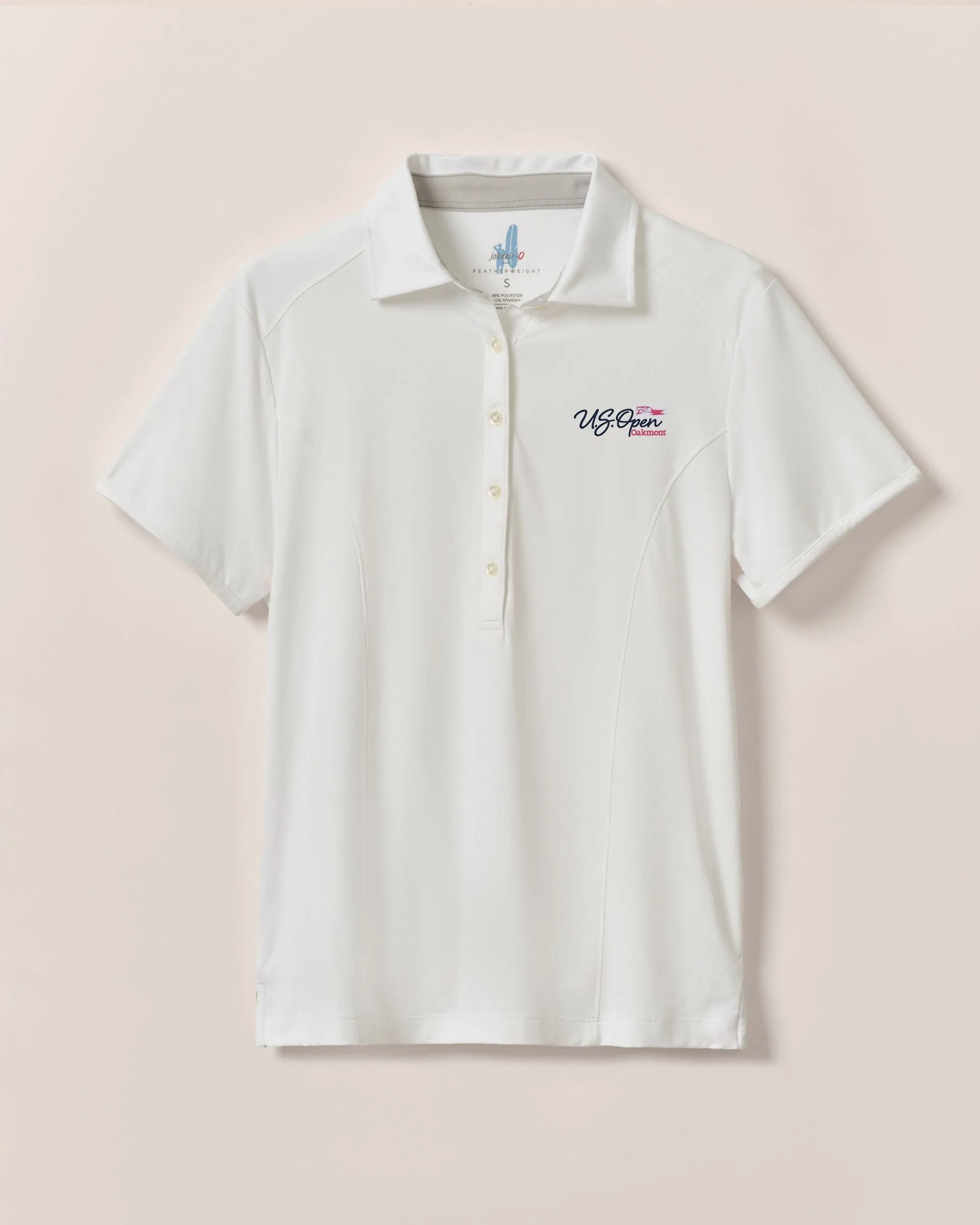 Women's 125th U.S. Open Angela Performance Polo - Flag Logo sold by Johnnie-O product image thumbnail 3