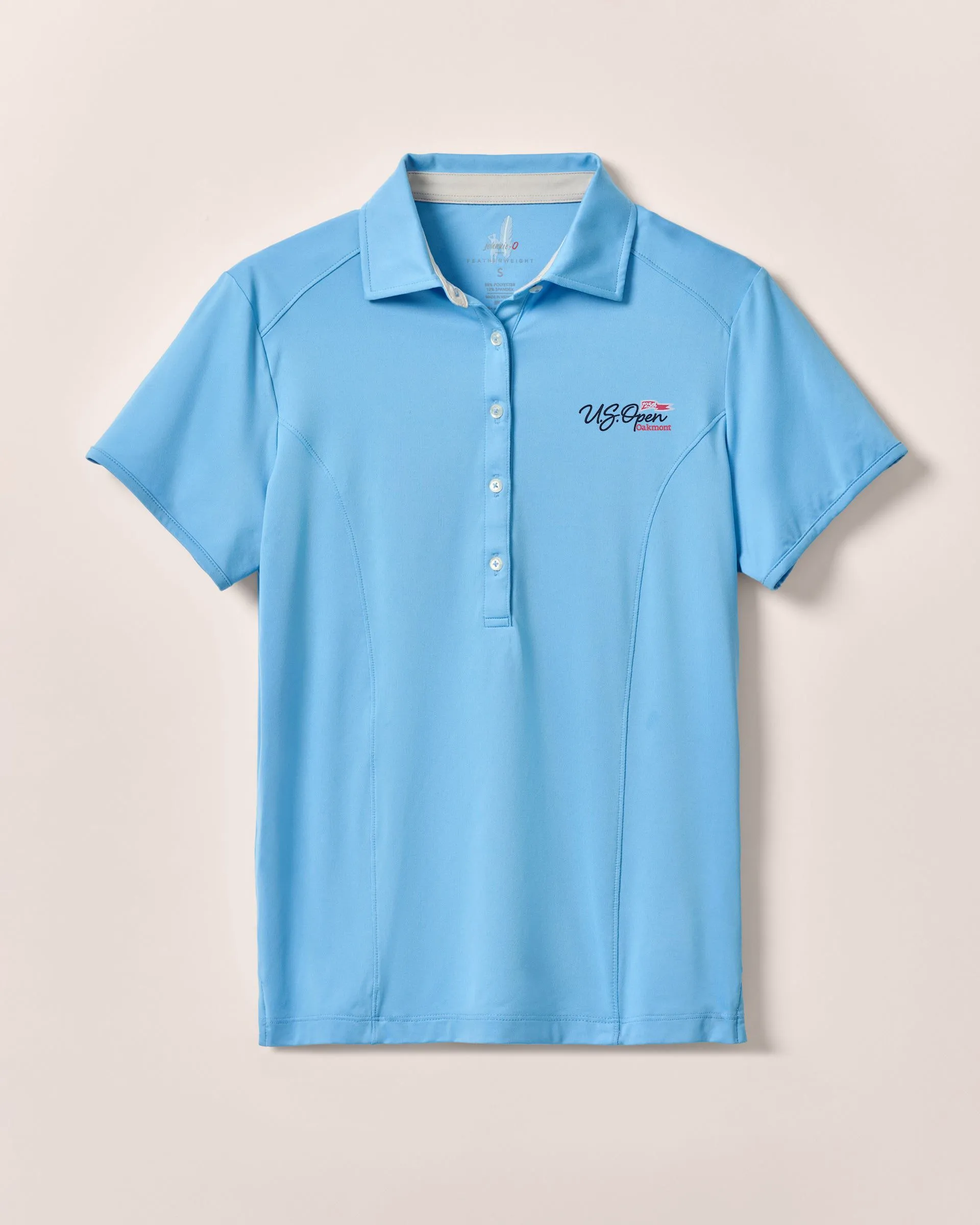 Women's 125th U.S. Open Angela Performance Polo - Flag Logo sold by Johnnie-O