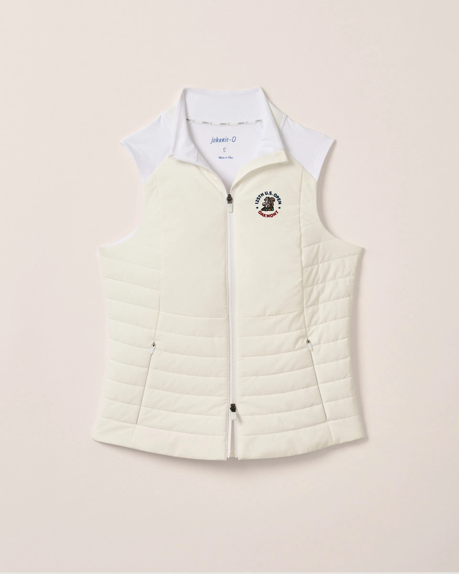 Women's 125th U.S. Open Victoria Performance Mixed Media Vest sold by Johnnie-O product image thumbnail 2