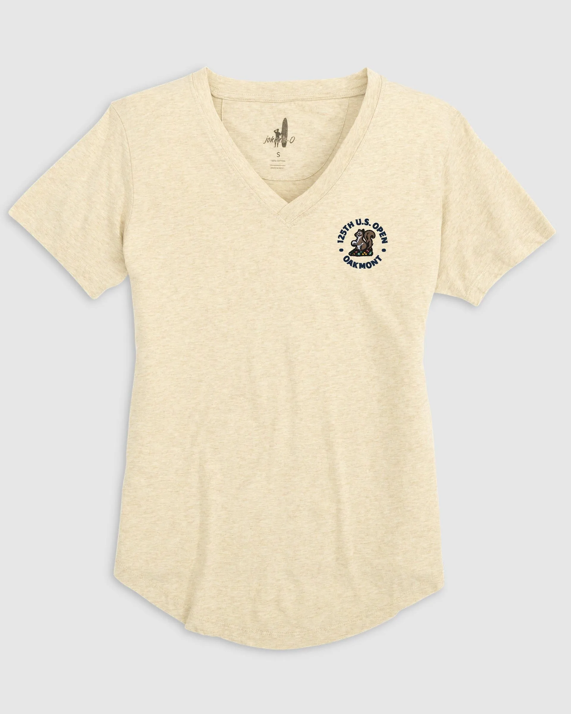 Women's 125th U.S. Open Merediths V-Neck T-Shirt sold by Johnnie-O product image thumbnail 3