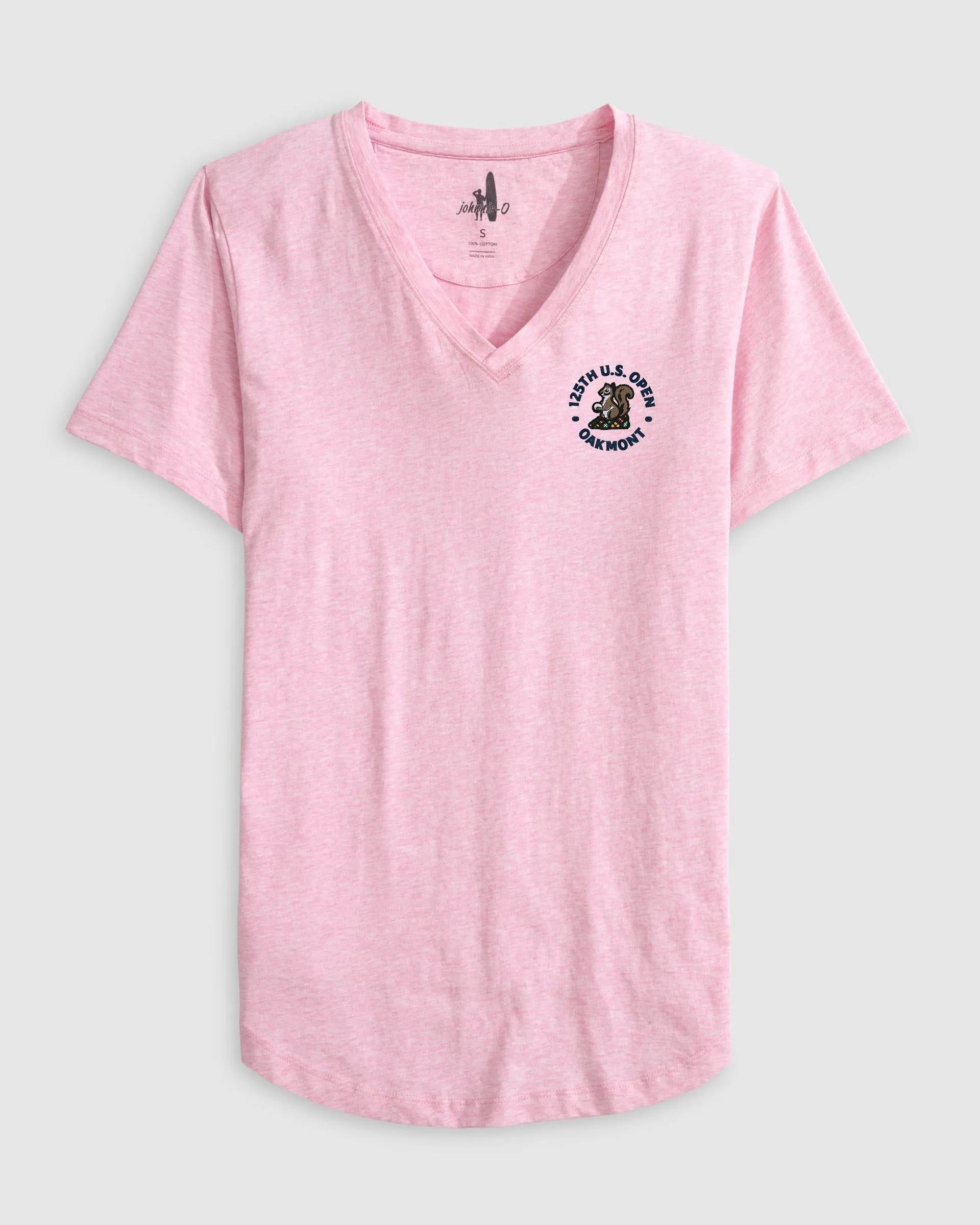 Women's 125th U.S. Open Merediths V-Neck T-Shirt sold by Johnnie-O