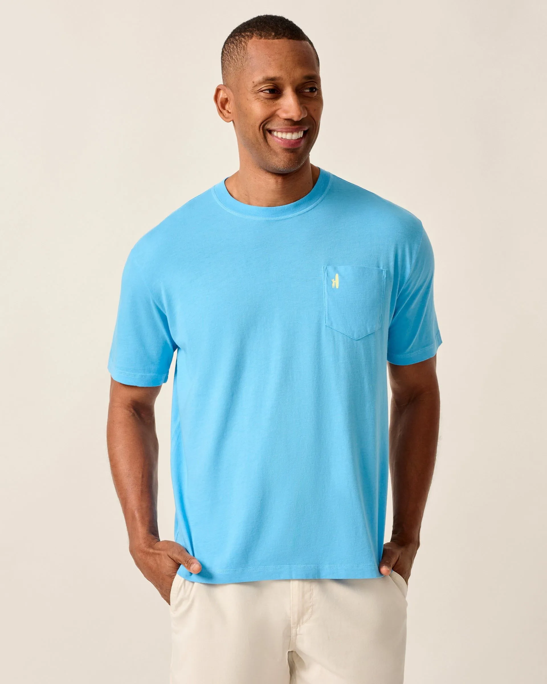 Palm Paradise Graphic Pocket T-Shirt sold by Johnnie-O product image thumbnail 4