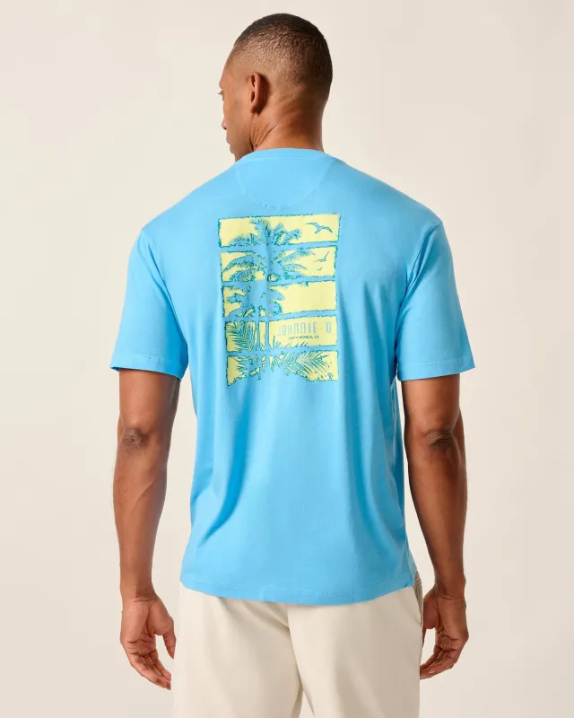 Palm Paradise Graphic Pocket T-Shirt sold by Johnnie-O