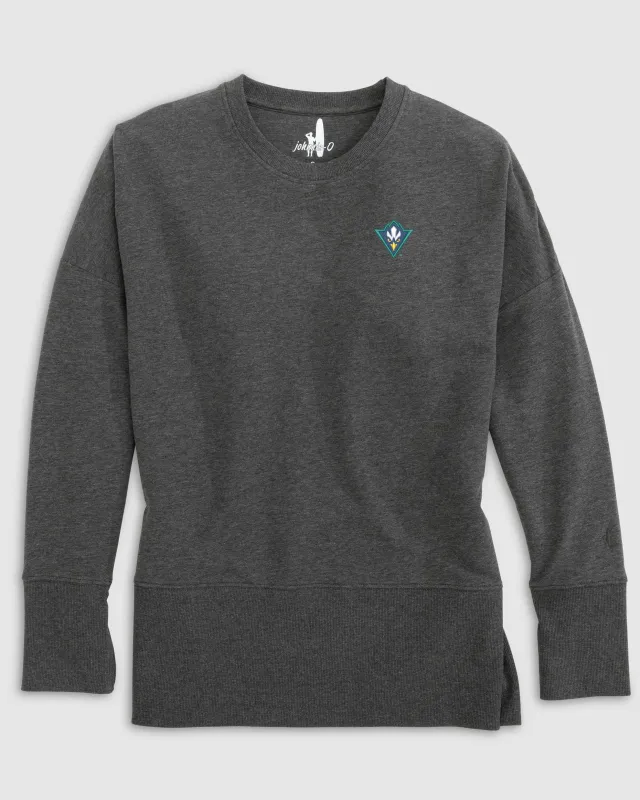 Women's North Carolina Wilmington Brittany Crewneck Sweatshirt sold by Johnnie-O