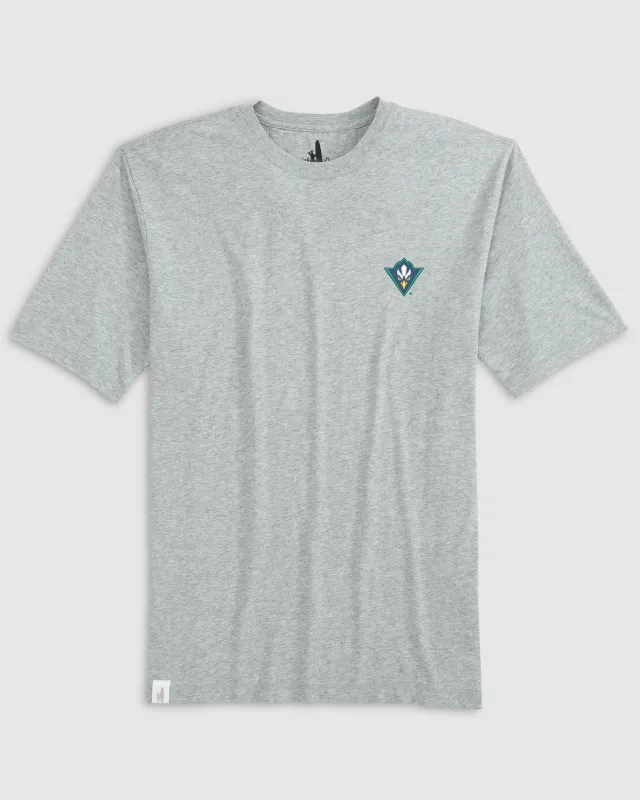 North Carolina Wilmington Heathered Spencer T-Shirt sold by Johnnie-O