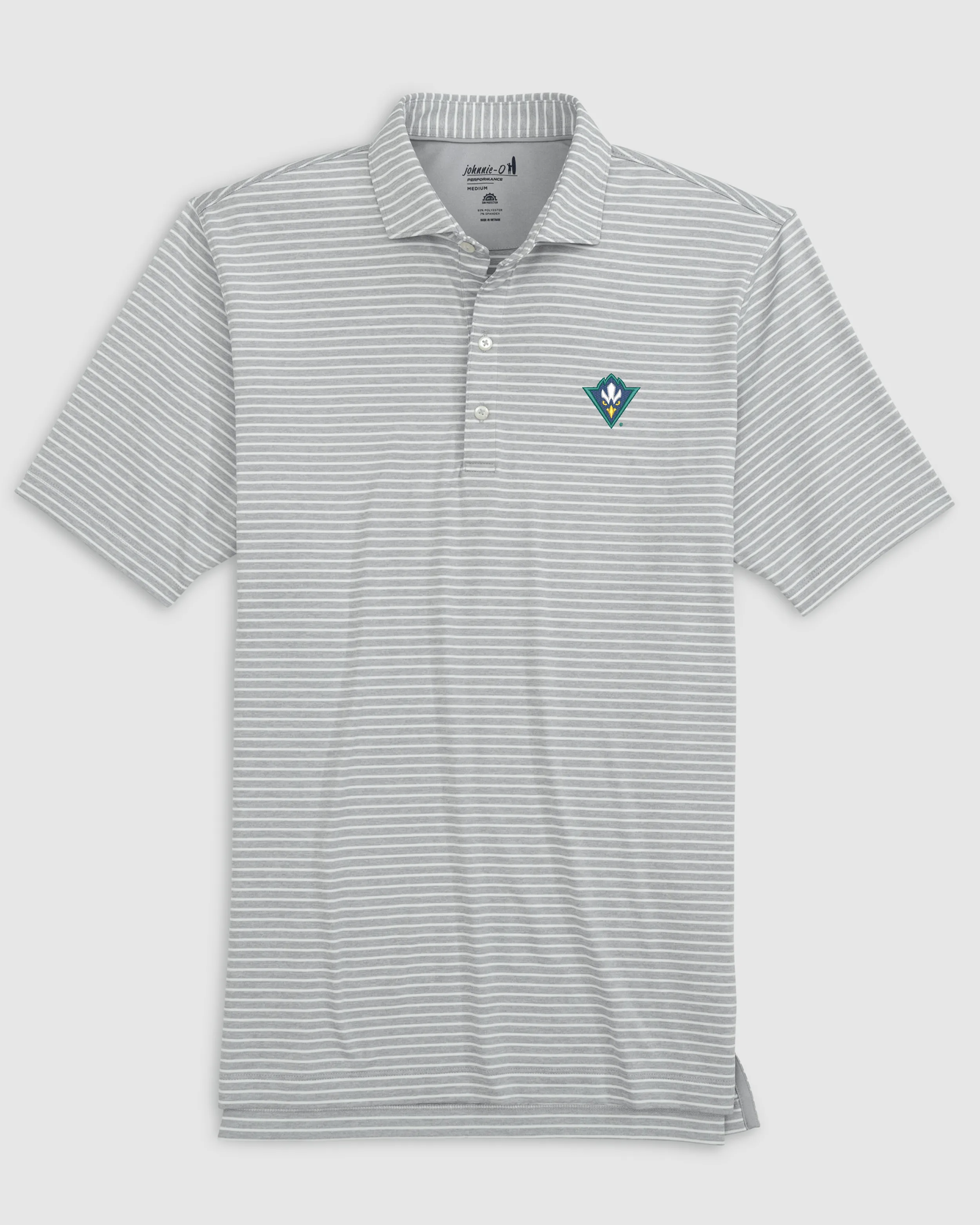 North Carolina Wilmington Clipperr Striped Jersey Performance Polo sold by Johnnie-O product image thumbnail 2