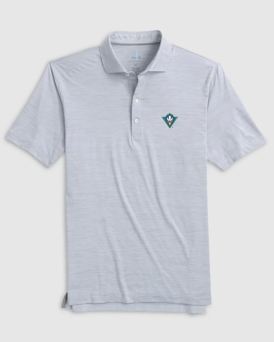 North Carolina Wilmington Huronn Featherweight Performance Polo sold by Johnnie-O