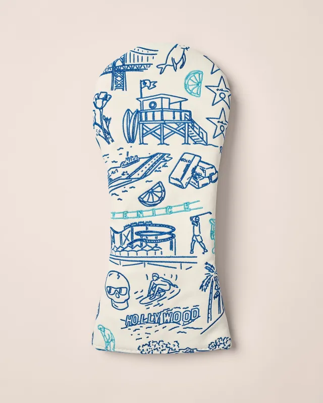 SWAG Golf x Johnnie-O 20th Anniversary Santa Monica Driver Headcover sold by Johnnie-O
