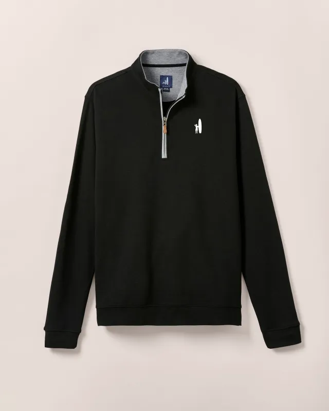 Custom Surfer Logo Sully 1/4 Zip Pullover sold by Johnnie-O