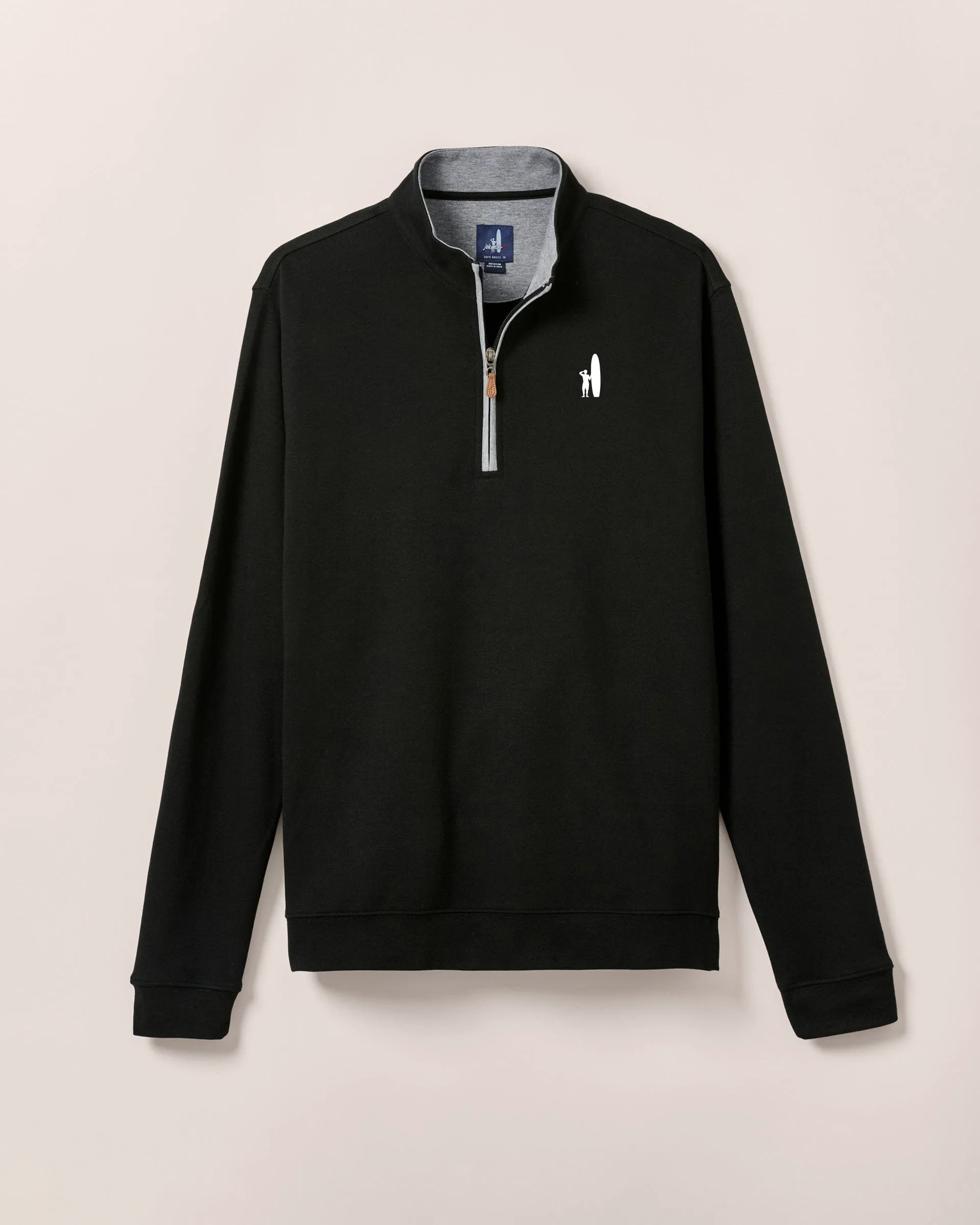 Custom Surfer Logo Sully 1/4 Zip Pullover sold by Johnnie-O