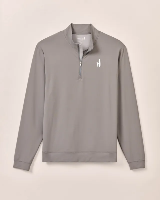 Custom Surfer Logo Motion Performance 1/4 Zip Pullover sold by Johnnie-O