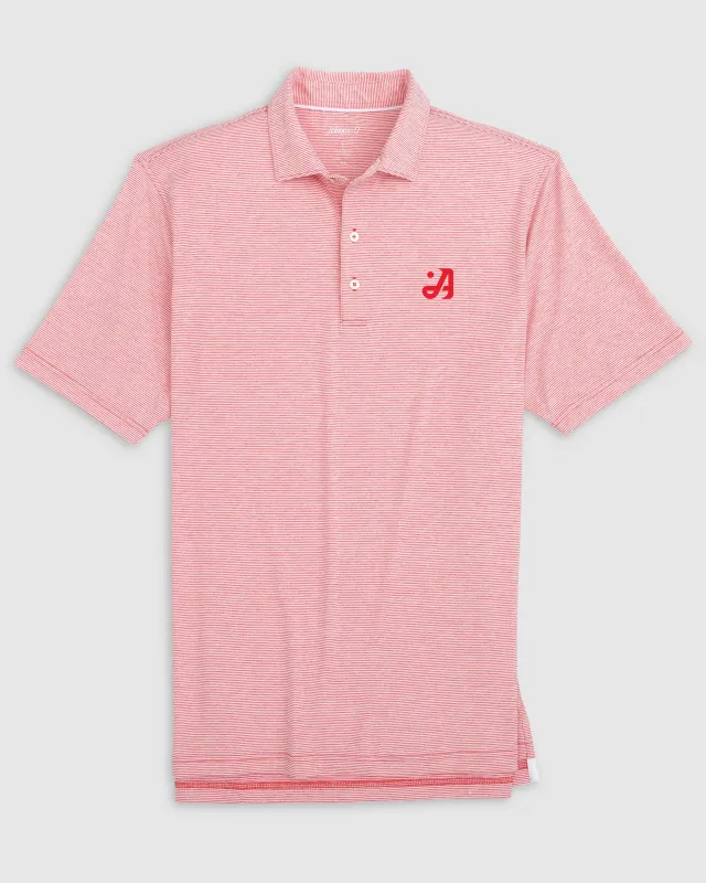 TGL Atlanta Drive Golf Club Lyndonn Striped Jersey Performance Polo sold by Johnnie-O