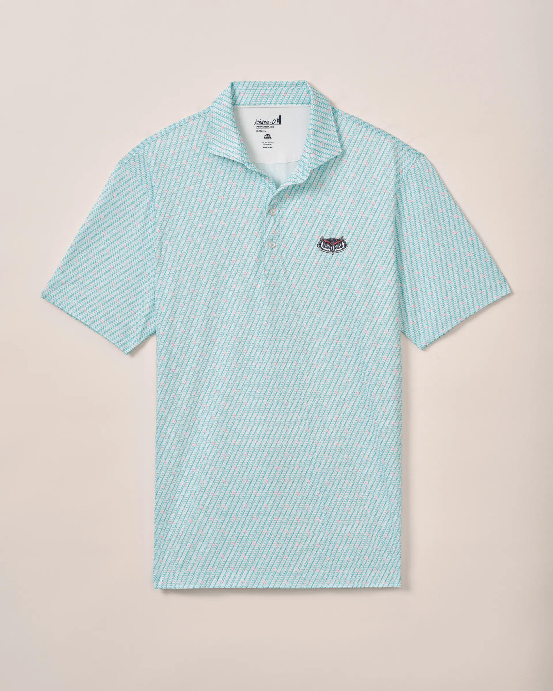 Florida Atlantic Everglades Performance Jersey Polo sold by Johnnie-O