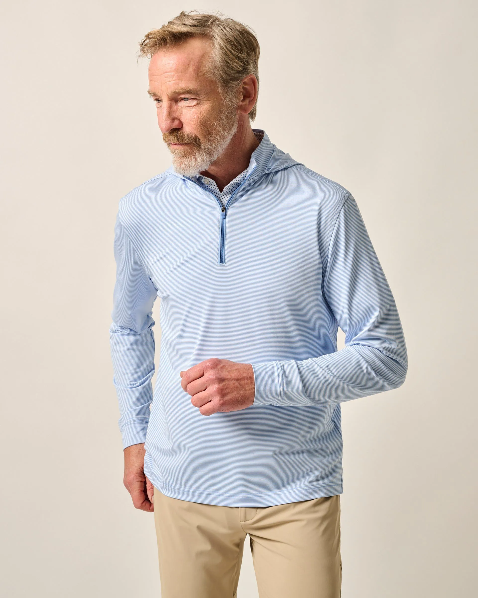 Hybrid Performance 1/4 Zip Hoodie - 3XL sold by Johnnie-O