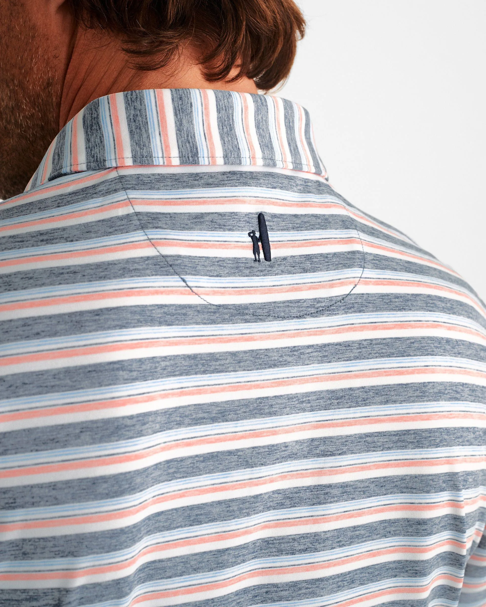 Crew Striped Jersey Performance Polo sold by Johnnie-O product image thumbnail 4