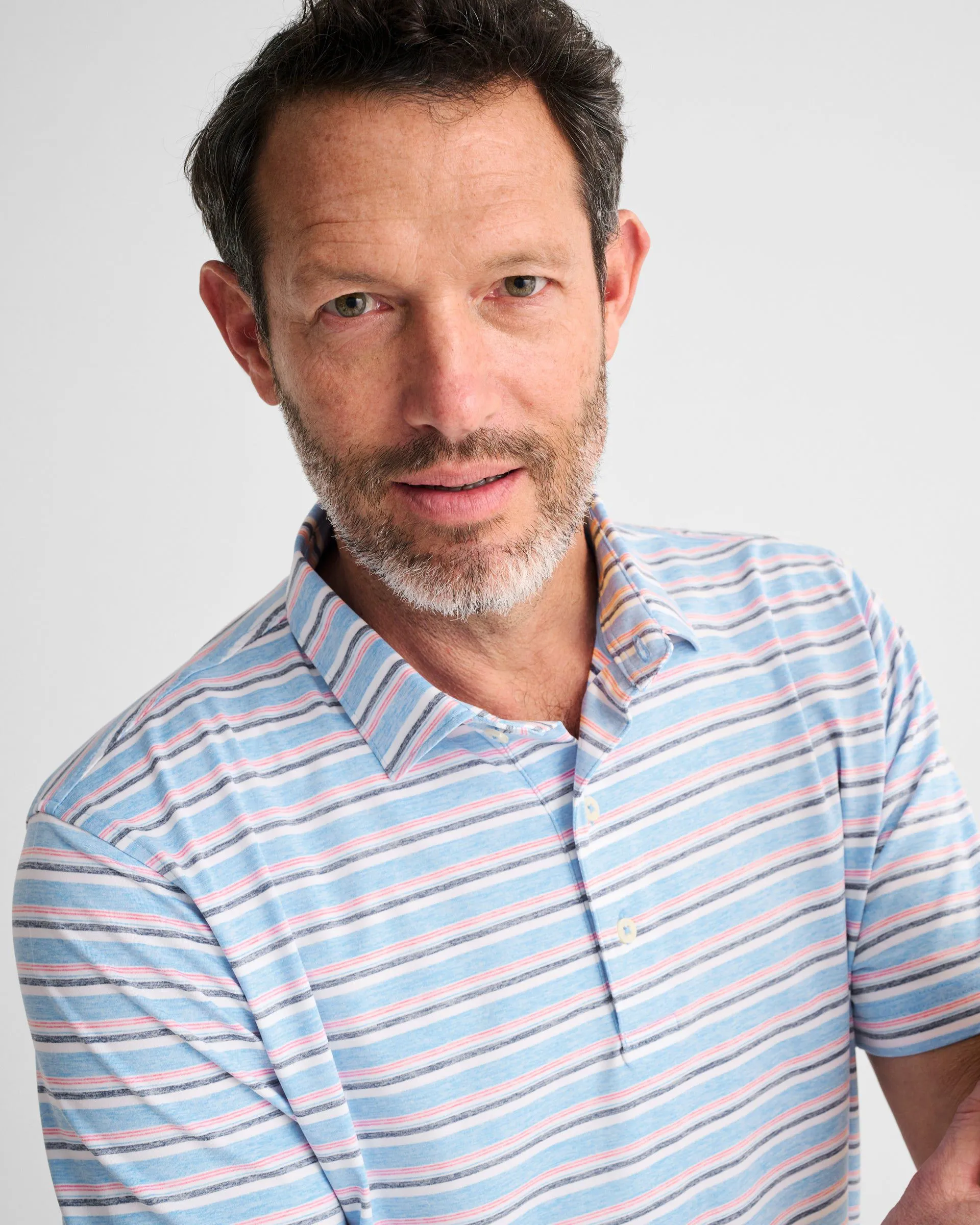 Crew Striped Jersey Performance Polo sold by Johnnie-O product image thumbnail 3