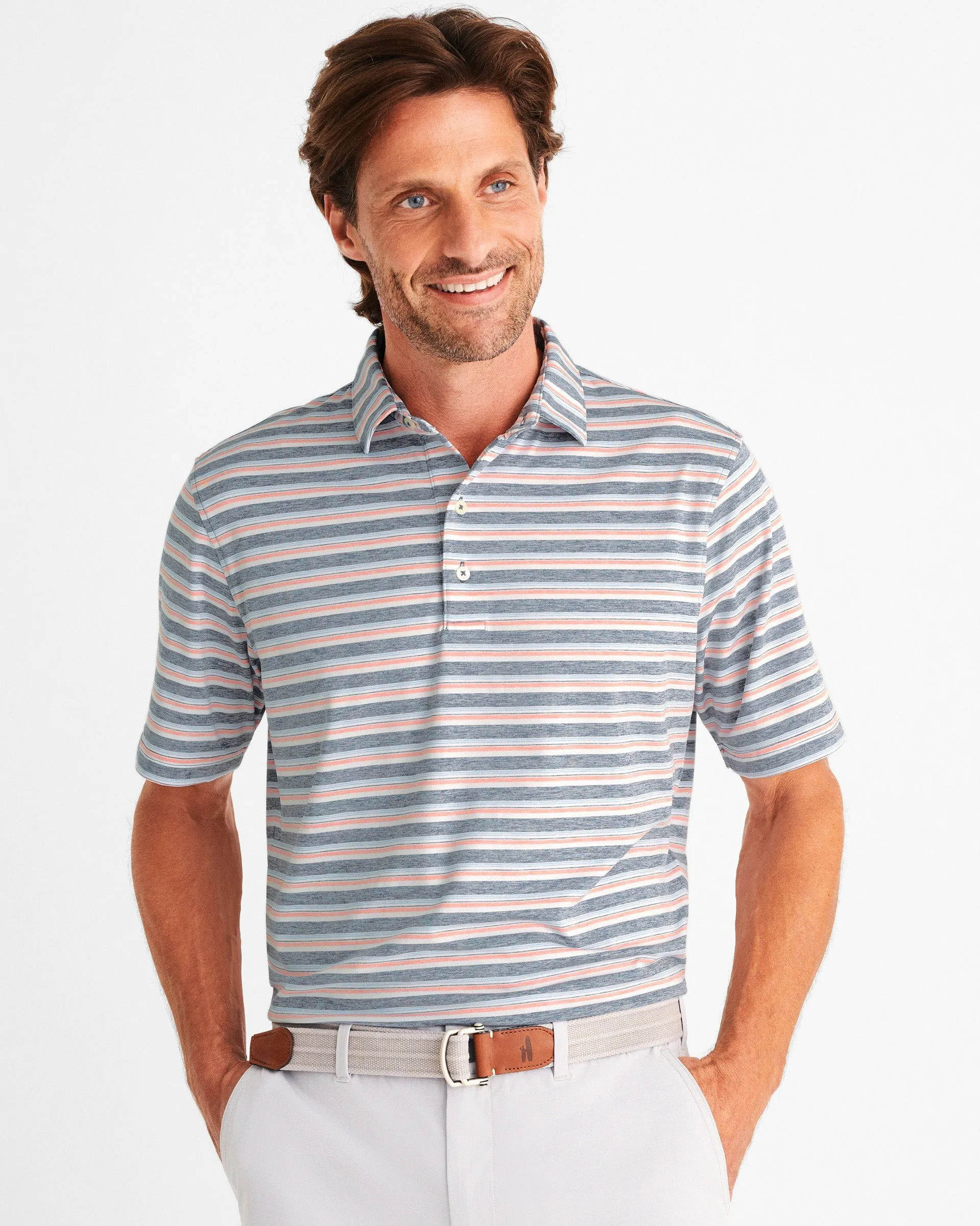 Crew Striped Jersey Performance Polo sold by Johnnie-O product image thumbnail 2