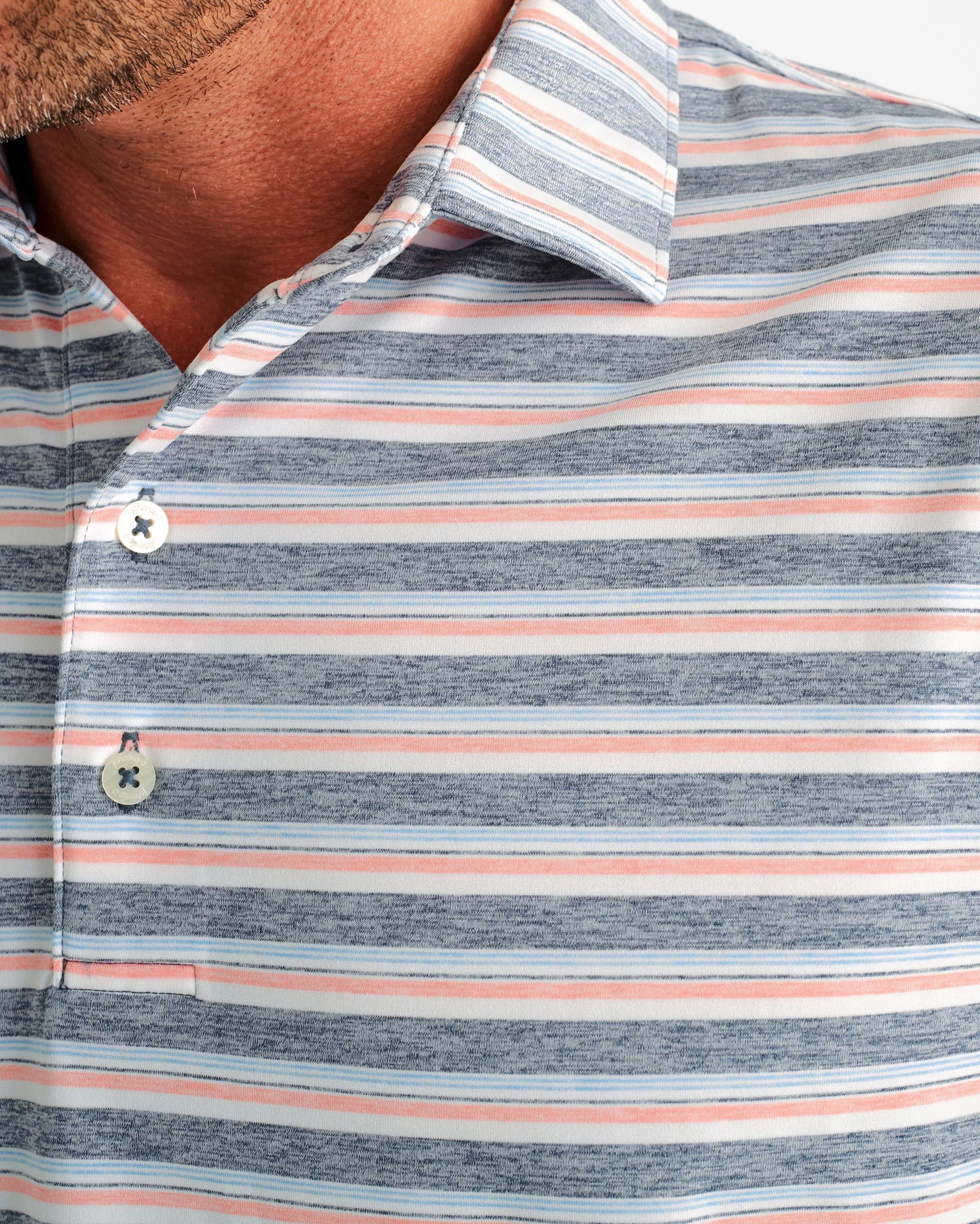 Crew Striped Jersey Performance Polo sold by Johnnie-O product image thumbnail 5