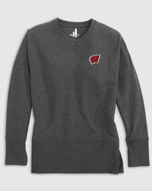 Women's Wisconsin Brittany Crewneck Sweatshirt sold by Johnnie-O