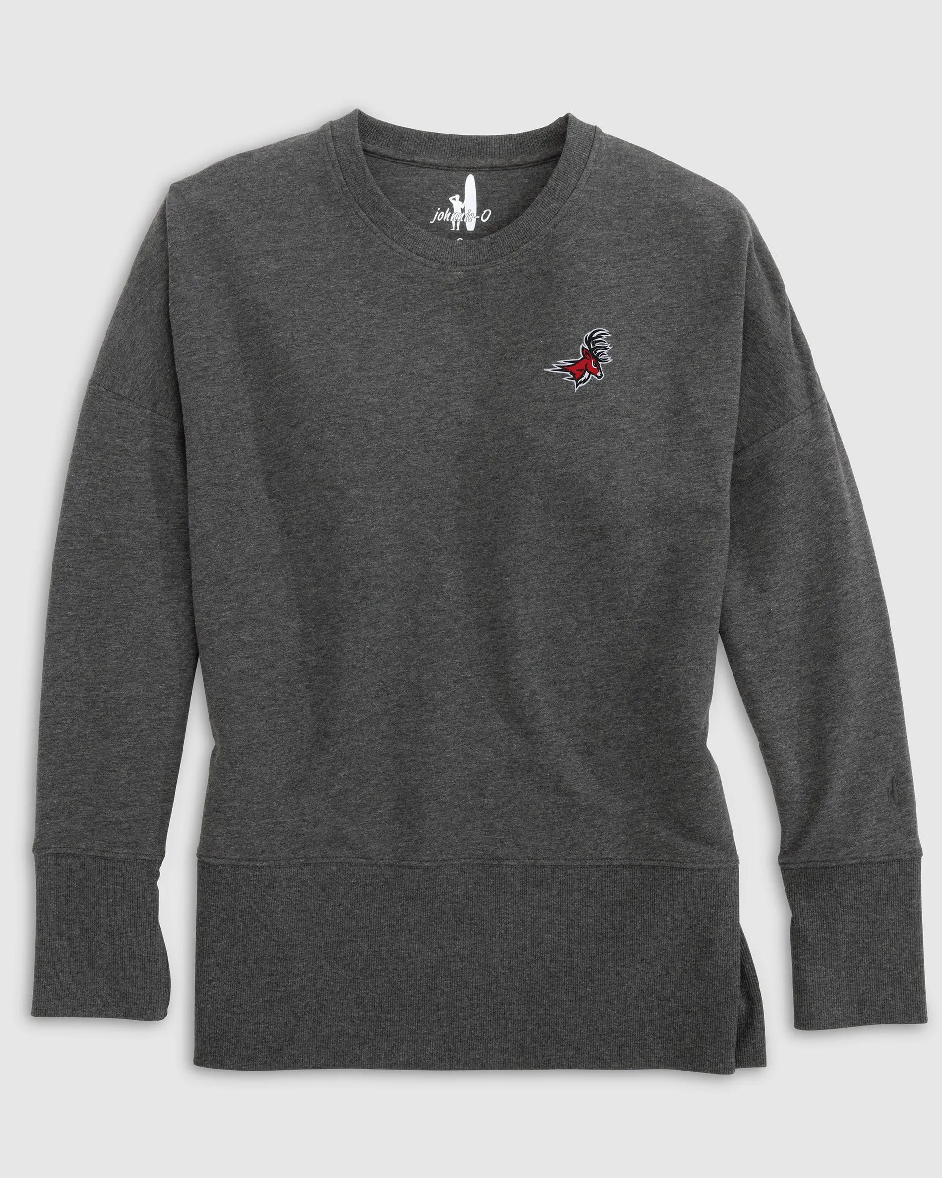 Women's Fairfield Brittany Crewneck Sweatshirt - Stag Logo sold by Johnnie-O